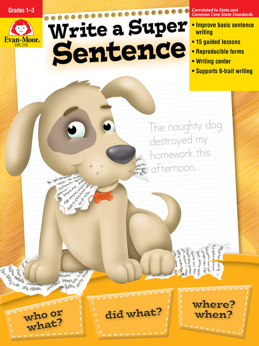 Title details for Write a Super Sentence by Evan-Moor Educational Publishers - Available